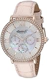 Ingersoll Damen Chronograph Quarz Uhr mit Leder Armband INQ034SLRS