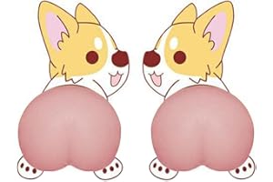 Gobutevphver 2 Pezzi di Strisce di Gomma Anti-collisione per portiera dell'auto Adesivi di Protezione AntiGraffio e antisfregamento per Il Corpo dell'auto Adesivi per specchietto retrovisore - Cane