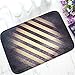 Produktbild hysxm Warnschild Dicke Flanell Tür Matte Superabsorbierende Matten Bad Matten Eingang Fußmatte Küche Anti-Rutsch-Bodenmatte, 60X90 cm
