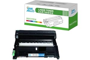 InkJello Drum Unit for Printer, Comaptible with Brother DCP-7055 DCP-7055W DCP-7060D DCP-7065DN DCP-7070DW Fax-2840 Fax-2940 HL-2130 HL-2132 HL-2135W HL-2240 HL-2240D HL-2250DN DR2200 (Single-Pack)
