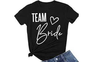 JPHCHSC Wedding Party Team Bride Tshirt Tee Women Bridesmaid Tee MM021