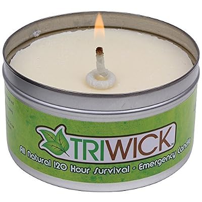 Rothco Triwick 120 heures Bougie et réchaud de camping - survie et Source de lumière d'urgence