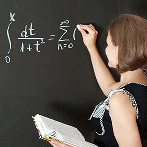 MFEIR® Tafel-Aufkleber Selbstklebende Tafelfolie Kreidetafel in der Größe 60×200 cm in Schwarz - 3