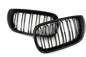 Ricoy - Griglia anteriore a rene, per E46 Serie 3 4 porte 4D 2002-2005, LCI Facelift