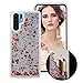 Produktbild Obesky Kompatibel für Huawei P30 Pro Hülle, Bling Glitzer Flüssig Transparent Spiegel TPU Silikon Handyhülle Treibsand Clear Schutzhülle für Huawei P30 Pro, Silber
