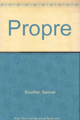 couverture de : Propre
