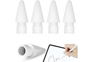 HABNI Puntas Apple Pencil, 4 Piezas De Repuesto, Compatible Con Apple Pencil 2A/1A Generación Y Usb-C/Pro, Puntas De Alta Sensibilidad Y Precisión Para Ipad, Standard Size