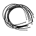 Homgaty 10X Women Lady Plastic Hair Band with Teeth 3mm Wide (Black)