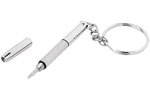 XGAGHB 3 in 1 Mini Eyeglass Screwdriver Multi Portable Metal Eyeglasses Frame Sunglass Repair Kit Tool with Keychain