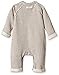 Bellybutton Kids Unisex Baby 1572862 Crew Neck Long Sleeve Footies, Brown (dune Melange Brown 8884), 0-3 Months (Manufacturer size: 62)