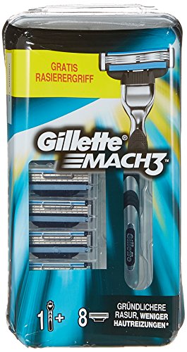 Gillette MACH3 Rasierklingen 8 Stück plus Handstück