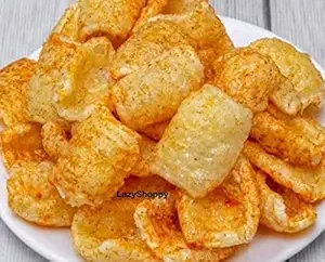 Lazy Shoppy Tomato Chips | Spicy Tomato Chips | Tomato Chips Sprinkled Red Chilli,Salt,Masala | Tomato Chips Low Fat Masala | Chilli Tomato Chips | Chips | Kids Snack | Party Snacks | Healthy Vegan Evening Snacks Tomato Flavored Chips | Hot Chips | Dry Food | Rice Tomato Chips | Tomato Flavored Chips | Indian Snack (150 Grams)