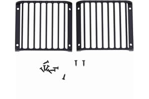 Weikeya Cubierta de faro Estante de Alambre de Proteccion de la ,4 , 5x4cmpara Travexas 4 1/10 RC Tractor Carro