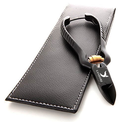 Nagelzange für starke Fußnägel - gebogene Schneide - Fußnagelzange - Profiline - Fußpflegeinstrument für die Pediküre / Fußpflege - rostfreier Edelstahl