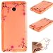 Produktbild Ooboom® Nokia Lumia 630/635 Hülle Handy Tasche Transparent TPU Silikon Ultra Dünn Schlank Schutzhülle Case Cover für Nokia Lumia 630/635 - Pflaumenblüten
