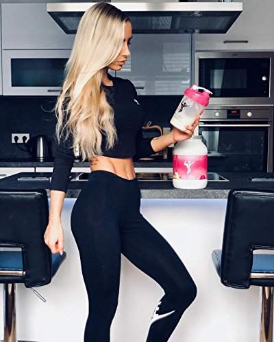 BODY'S PERFECT Protein Shaker | Premium Fitness Drinking Bottle 500ml White | BPA & DEHP Free - Image 4