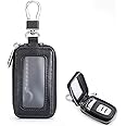 Armastuse Car Key Cover,Car Keychain Case Remote Key Fob, Leather Key Holder Cover Case with Car Key Wallet,Key Protection Cover for Men Women Fob Holder for Remote Key Fo