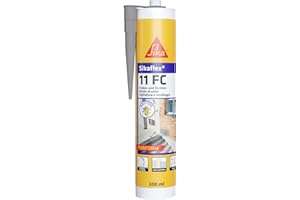 SIKA Sikaflex 11 Fc Purform, Adesivo Universale Elastico Sigillante, Per Giunti E Materiali Edili, Per Interni Ed Esterni, Grigio, 300 ml