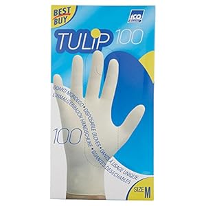 Tulip Guanti Taglia M, Confezione da 100