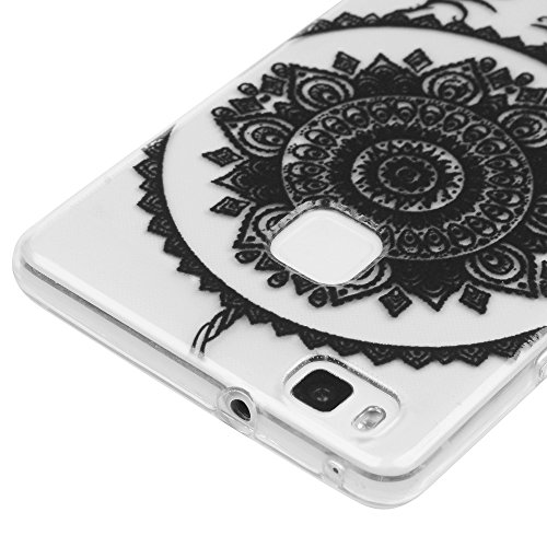 Huawei P9 Lite Hülle Badalink 3 in 1 UltraSlim Schutzhülle TPU Gemalt Handyhülle Silikon Case Cover Handytasche Anti-Rutsch Kratzfest Handyhülle - 4