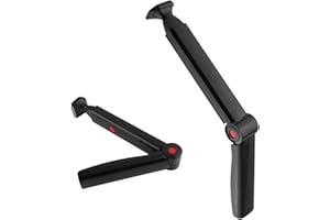 KYAOAYO Elektrischer Rückenhaarrasierer, kabelloser faltbarer Körperhaarschneider, Körperrasierer, gebogener Rückenhaarrasierer, Rückenhaarentferner mit ergonomischem Griff, Ganzkörperhaarschneider-Werkzeug