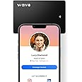 Wave Digital Business Card by - NFC Smart Contact Card (Matte Black)