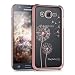 Produktbild kwmobile Hülle für Samsung Galaxy J5 (2015) - Backcover Case Handy Schutzhülle - Cover klar I love freedom Design Rosegold Transparent