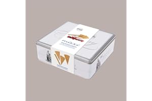 Lucgel Mixxi Ventagli Sigarette Cialda Assortite per Gelato in Latta Bussy - 180 pezzi -