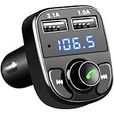 Fm Transmitter Bluetooth Ara&ccedil; Kiti Mp3 Oto M&uuml;zik &Ccedil;alar &Ccedil;akmaklık Girişli