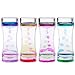 Price comparison product image BESTOMZ 4 Pack Liquid Motion Timer Bubbler for Sensory Play, Fidgeting, Captivating Distraction