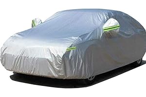 Big Hippo Telo Copriauto Auto da Esterno Antigrandine Universale Telo Copriauto Auto Impermeabile Pieghevole Anti UV Anti Pioggia Sole (490cm*180cm*130cm)