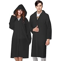 AWHA Poncho Ipereabile Da Cicliso - Poncho Antipioggia Con Cappuccio - Foto 10