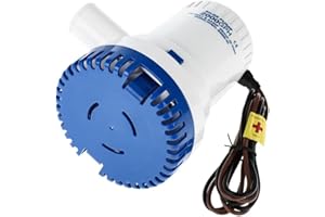 DasMorine 2000 GPH 12v Boat Marine Plumbing Electric Bilge Pump 1 1/8"(29MM) Outlet 8.5AMP