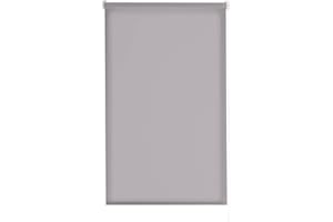 Estoralis Gove | Estor Enrollable Diseño Moderno | Sin Taladrar Translúcido Liso | Modelo Gove | Gris | 70 x 180 cm (Ancho/Alto) Tamaño Tela 67 x 175 cm | Estores para Ventanas y Puertas