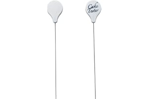 LGEGE Lot de 4 sondes à gâteau en acier inoxydable réutilisables