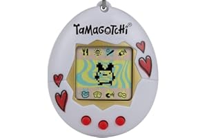 TAMAGOTCHI Bandai Original Hearts Shell Original Cyber Pet 90s zabawka dla dorosłych i dzieci z łańcuszkiem | Retro wirtualne zwierzęta domowe są świetnymi zabawkami dla chłopców i dziewcząt lub