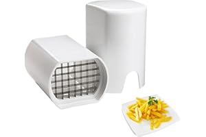 HUADMAING Potato Chipper Stainless Steel Blade French Fry Cutter Multipurpose Chip Cutter for Potatoes Carrots Cucumbers Fruits