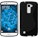 Produktbild PhoneNatic Case für LG K10 Hülle Silikon schwarz S-Style Case