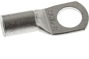 ‎LUMONIC IT-Tronics 10x Rohrkabelschuh, Quetschkabelschuh blank mit Querschnitt 16mm² I Dient als Ringkabelschuh, Kabelschuh und Kabelverbinder I Durchmesser M8