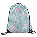 Produktbild Retro 80s Lightning Bolts Drawstring Backpack Travel Bag Gym Outdoor Sports Portable Drawstring Beam Port Backpack