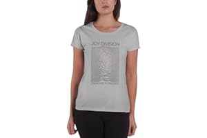 ROCKOFF TRADE Joy Division T Shirt Space Lady Logo Nouveau Officiel Femme Skinny Fit Heather
