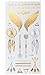 TAFLY Necklace Tempoary Tattoos Star Floral Assortment Glitter Metallic Gold Silver Temporary Flash Tattoos 6 Sheets