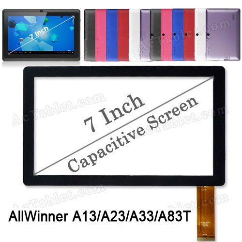 TABLET 7" Capacitive Touch Screen Digitizer Panel for 7 inch Allwinner A13 A23 A33 ATM7021 ATM7029 Q8 Q88 Tablet PC 1-TP (ORIGANAL) RS.399 (43.00% Off) - Amazon