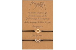 Tuklye 2Pcs Friendship Bracelets for Men and Women Best Friend 100 Percent Handmade String Rope Adjustable Close Relationship Promise Matching Jewelry Forever Gift, Silver, 18 30 cm (ODEROL1-a)