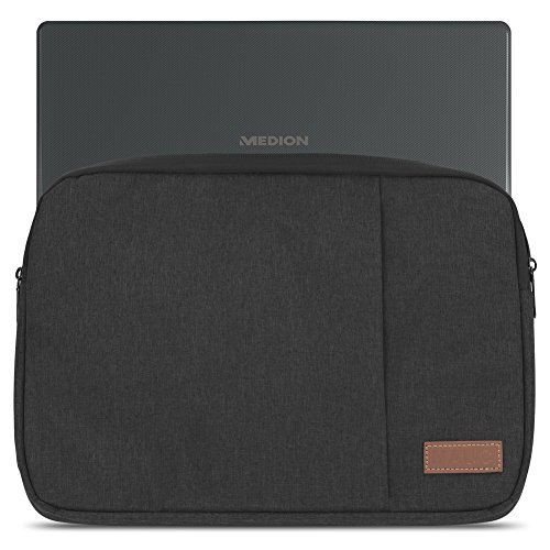 Medion Akoya E3216 H  lle Notebook Tasche in Schwarz oder Grau Laptop Schutzh  lle Case Cover Etui  Farbe Schwarz