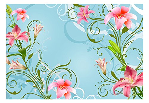 FOTOTAPETE 250×175 cm – VLIES TAPETE PREMIUM – PROFI QUALITÄT – Top moderne Wanddeko – Riesen Wandbild – Top Design Tapete – Neue exklusive Edition mit noch besser Druckauflösung – Deutsches Premium Vlies – Blumen 10110906-47 - 3