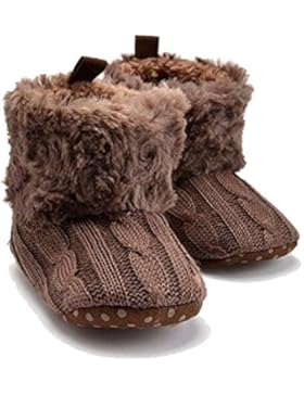Unisex Baby Schuh Krabbel Hausschuhe Babyschuhe Babystiefel Weiche Winterschuhe Für 0-18 Monate