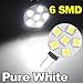 Produktbild TOOGOO(R) G4 5050 SMD 6 LED-Licht Reines Weiss Startseite Auto Marine Boat Bulb