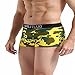 Produktbild Btruely Boxershorts Sexy Unterhose Männer Baumwolle Unterwäsche Camouflage (M, Armee Grün)