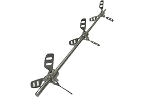 HE COSMOSTAR Cosmostar Stainless Steel Mixing Expandable Blade 55 Gallon Paint Mixer Stirring Propeller Tools for Paint Epoxy, Resin, Silicone Stirrer Paddle with ⌀0.47” Shaft Rod & Blade OD ⌀ 6” (3 Blades)